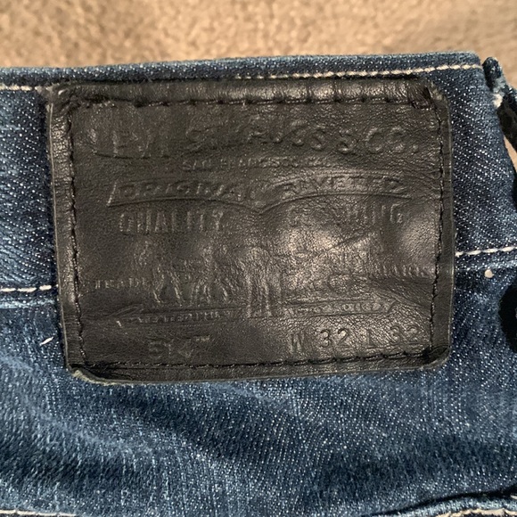 Levis 514, 32x32 slim straight zip pocket jeans - Picture 3 of 6